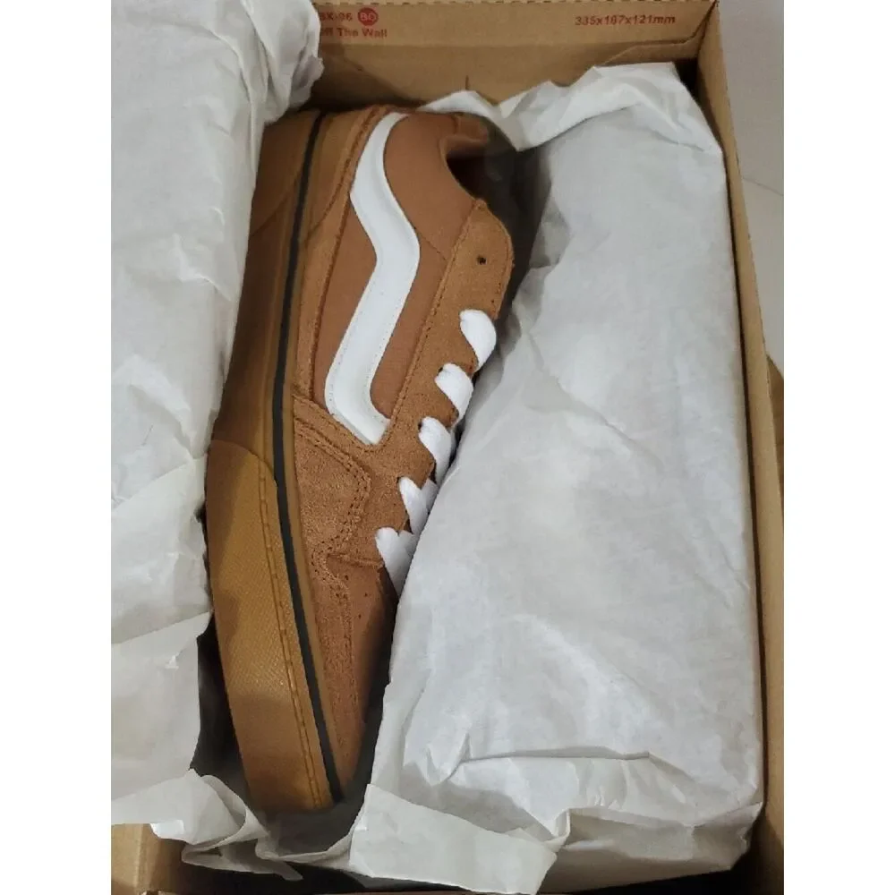 Vans Caldron Men's Suede Casual Sneakers Chipmunk Brown Size 11 NIB